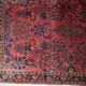 Ancient Persian Sarouk handmade carpet 112cm x 164cm 1920s, 1B748