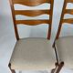 4-piece set Danish teak chair Arne Wahl Iversen vintage chairs