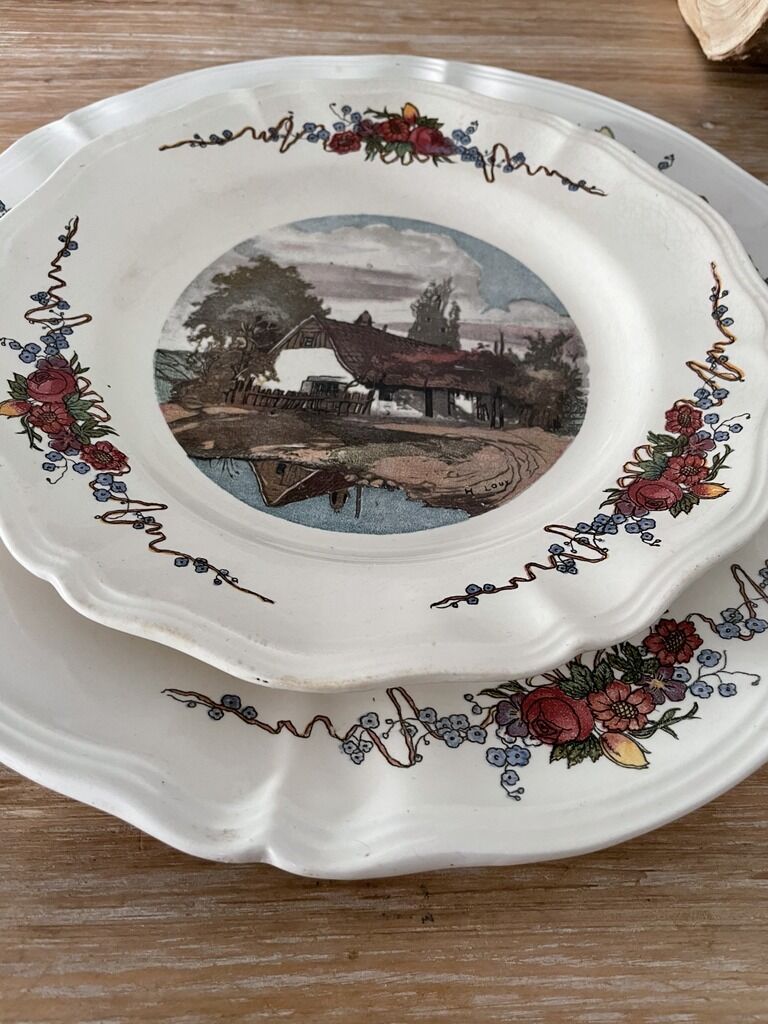 Obernai presentation plate and plate