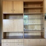 Bookcase with bar
