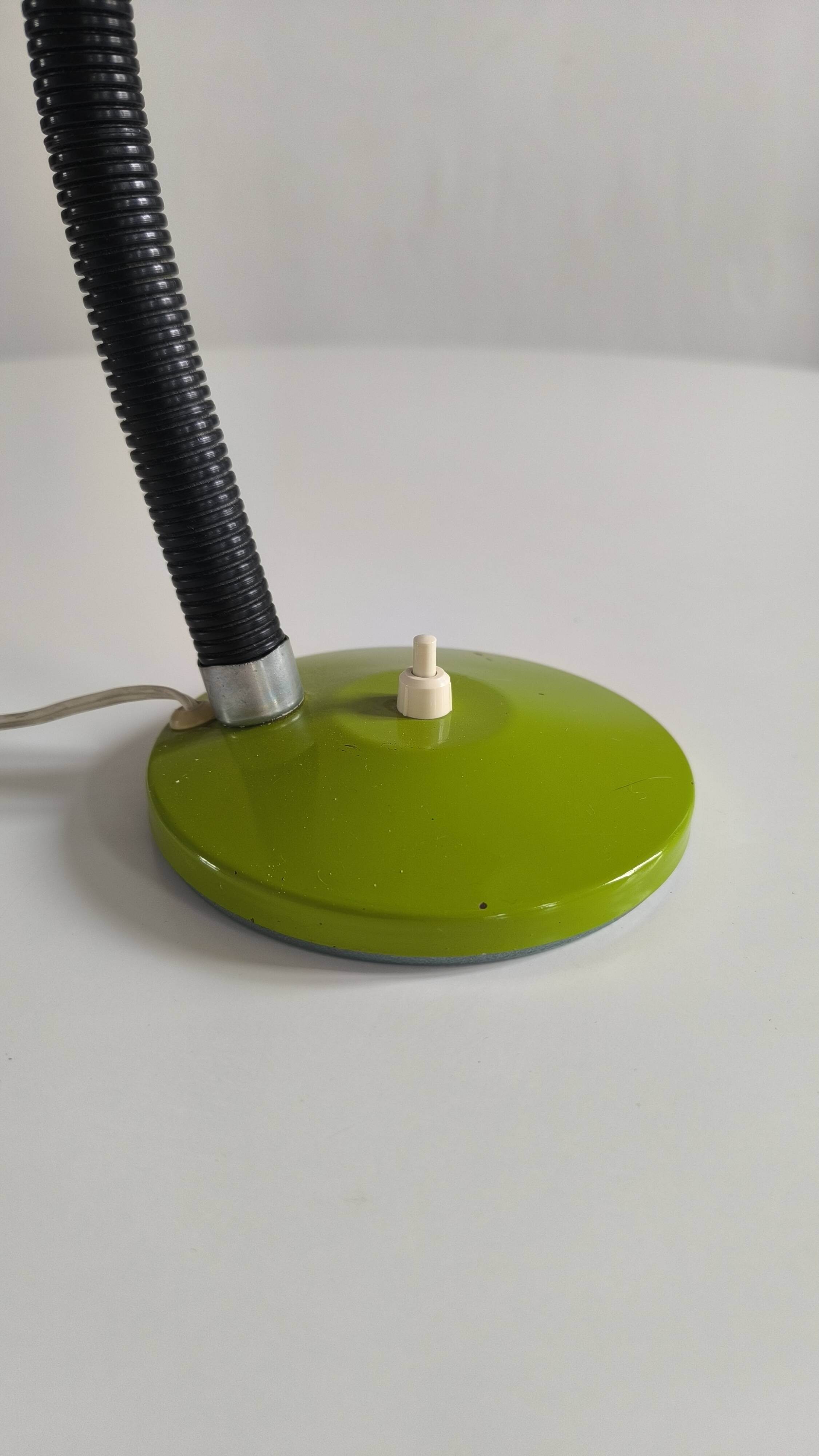 Apple green table lamp 1960