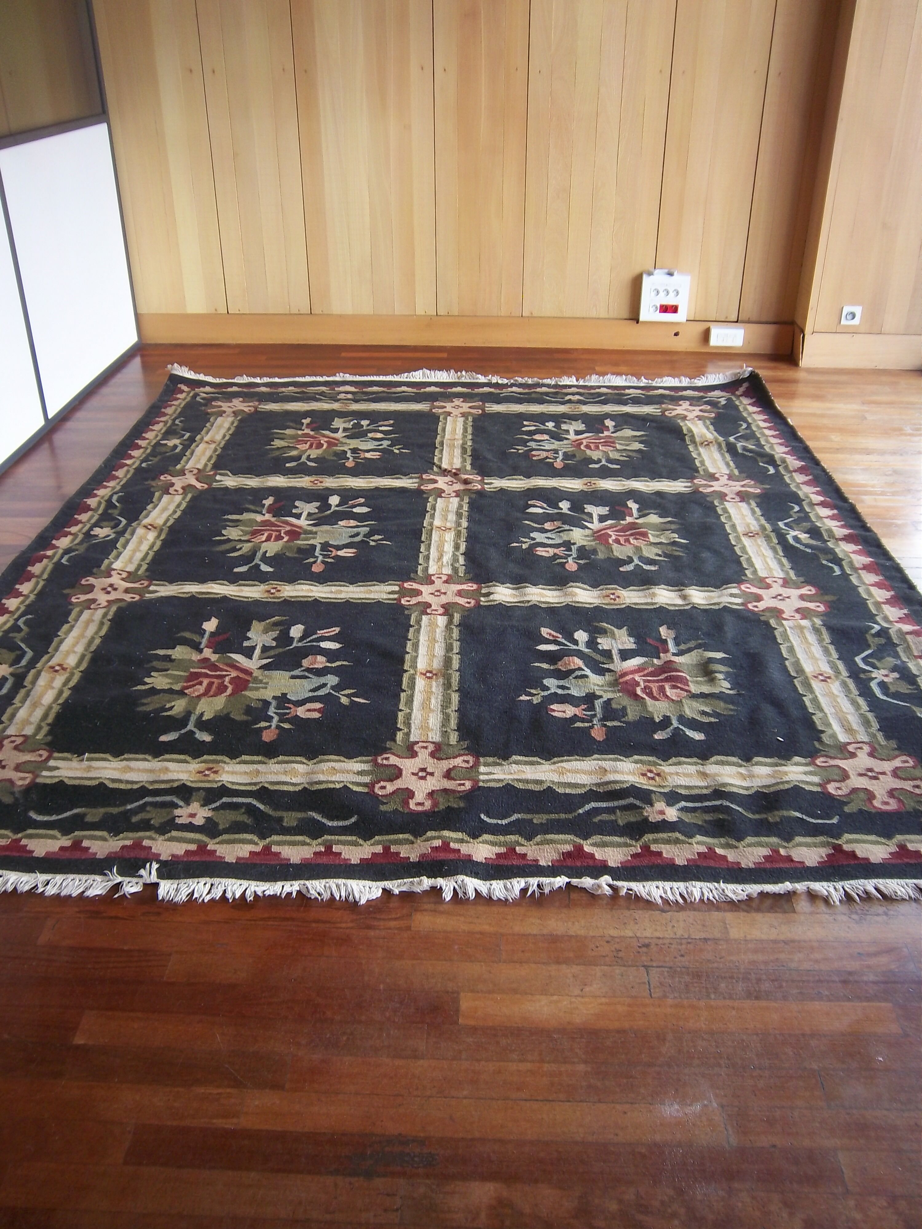 Killim wool carpet 305x260 cm