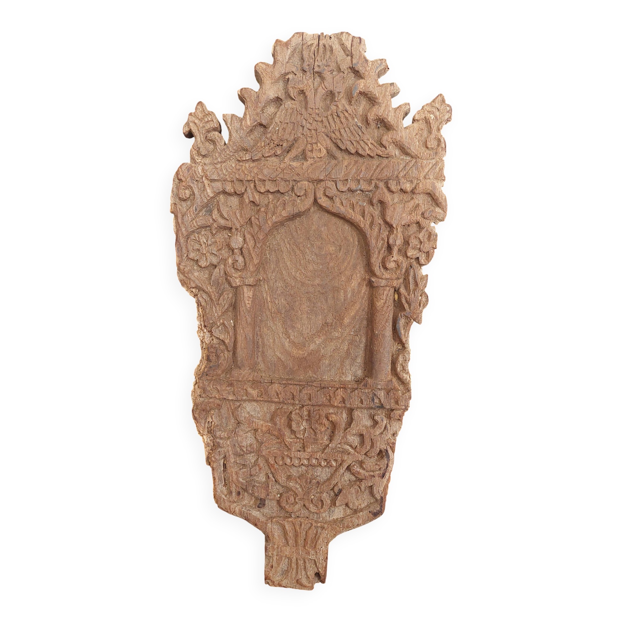 18th century carved wooden panel from Eastern Europe