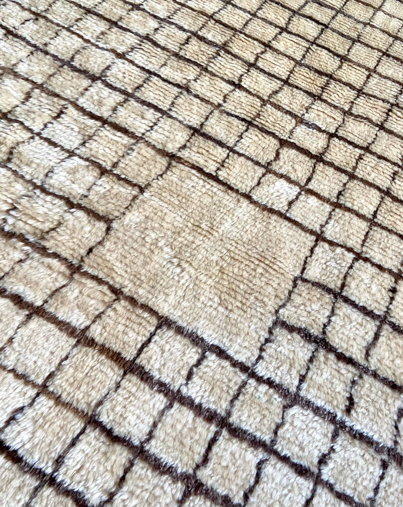 Berber carpet echequier 245 X 158 cm