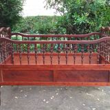 Vintage cherry wood bed