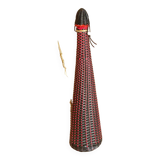 Large vintage scoubidou bottle