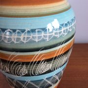 Vase vintage en céramique signé Rumney Wales