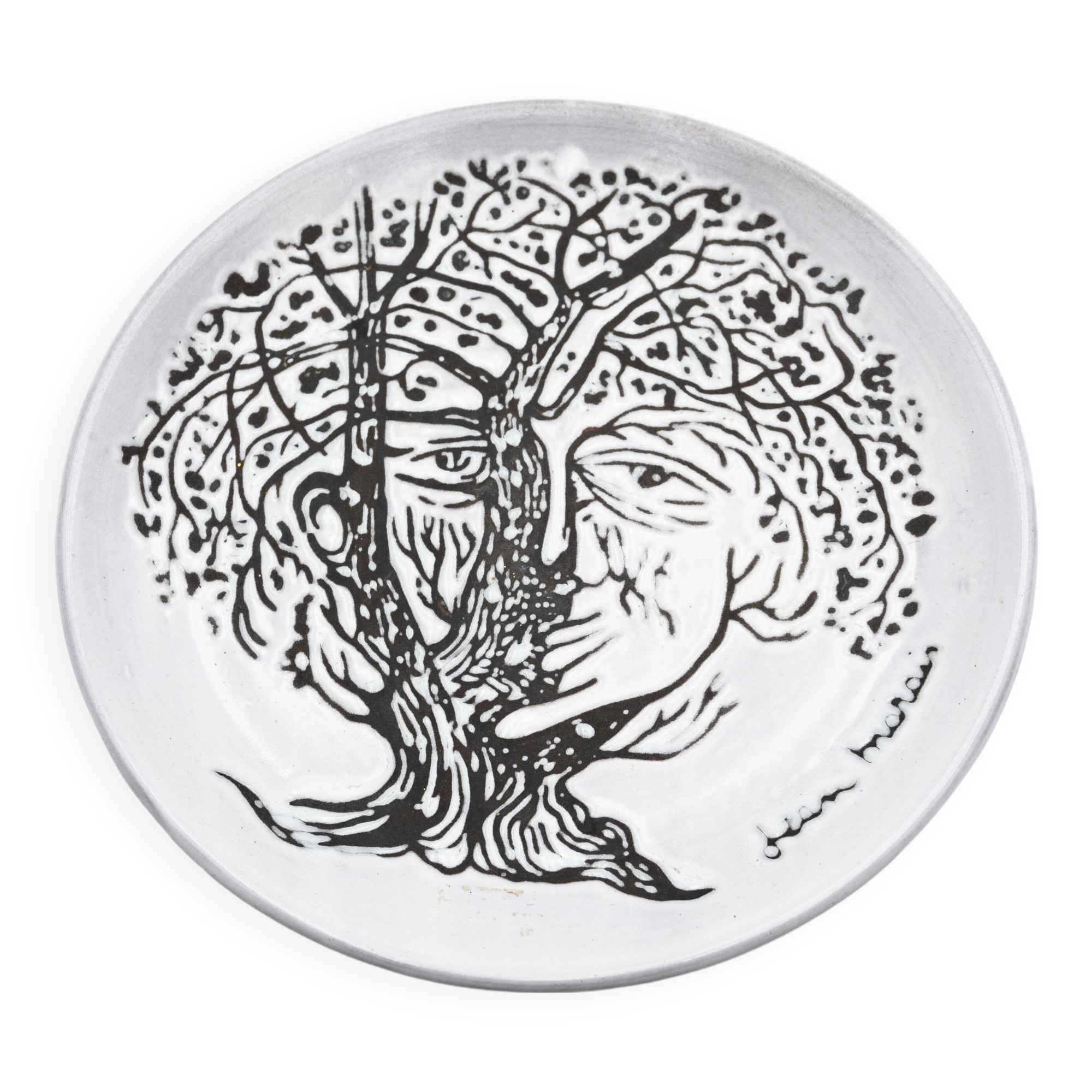 Jean Marrais ceramic plate, 1960
