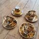 Vintage golden porcelain cups