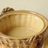 Terracotta Fruit Basket – Polychrome Trompe-l’Œil – Soufflenheim