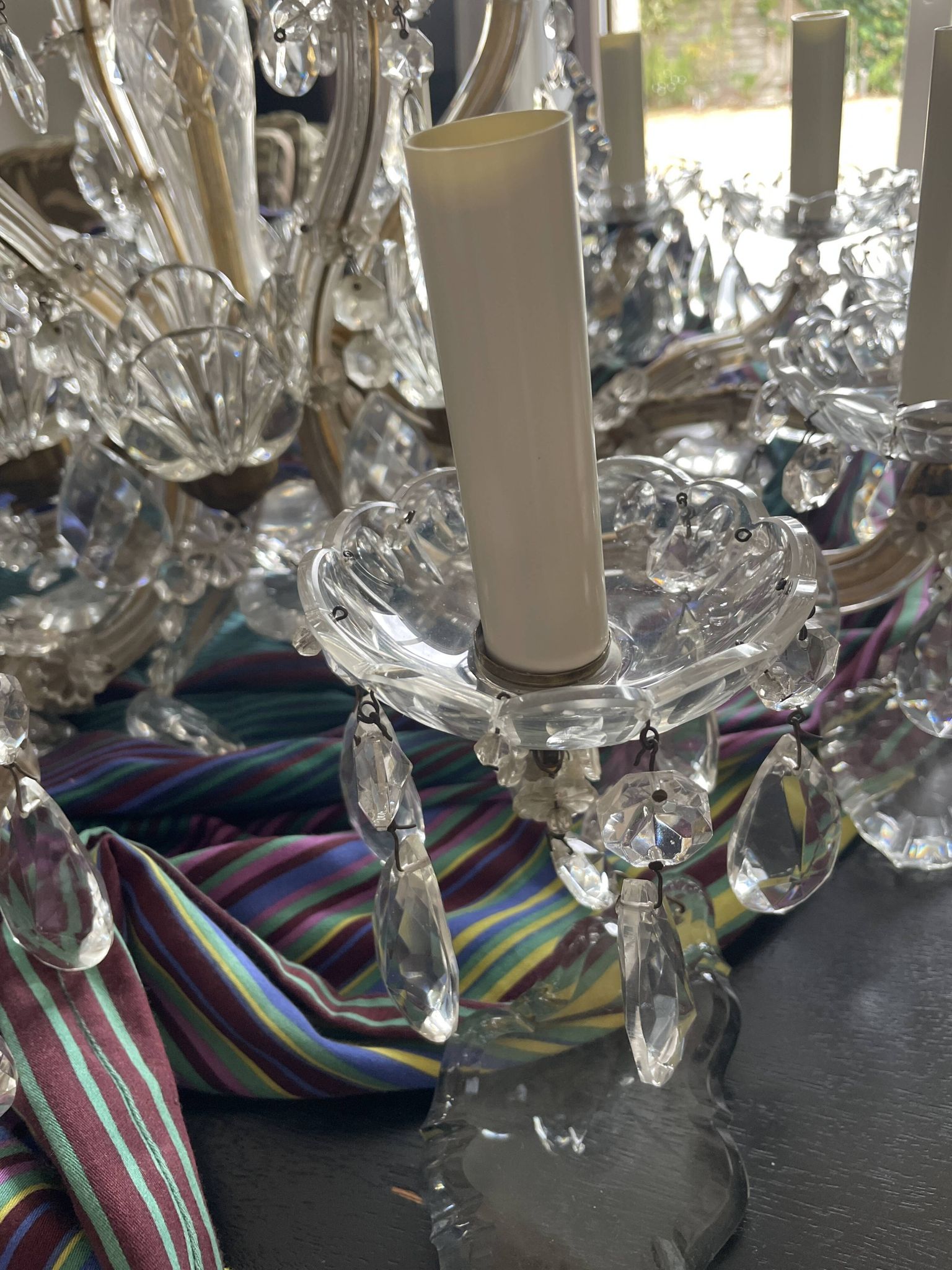 Lustre ancien cristal fabrication française