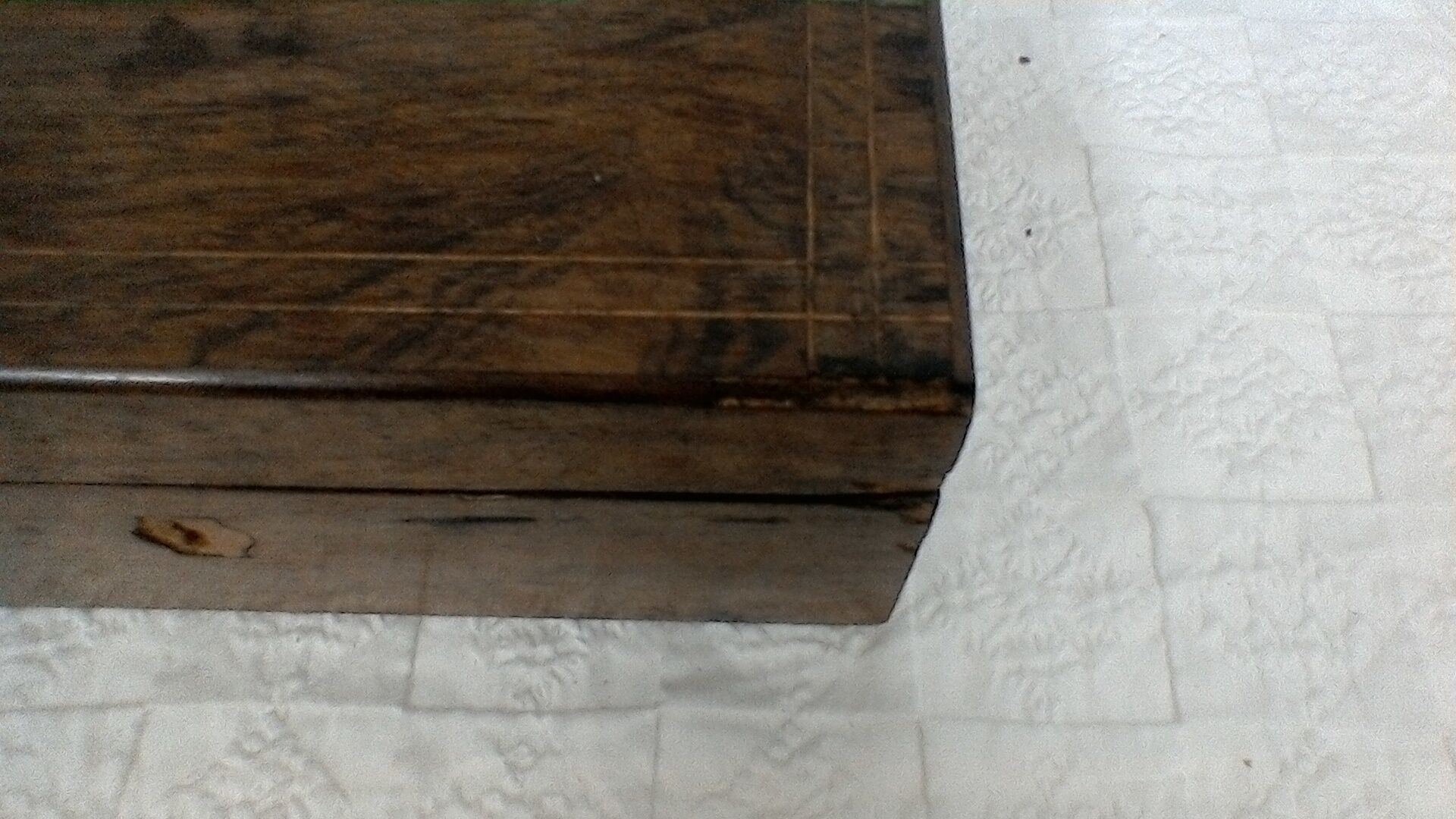 Wooden storage box, vintage