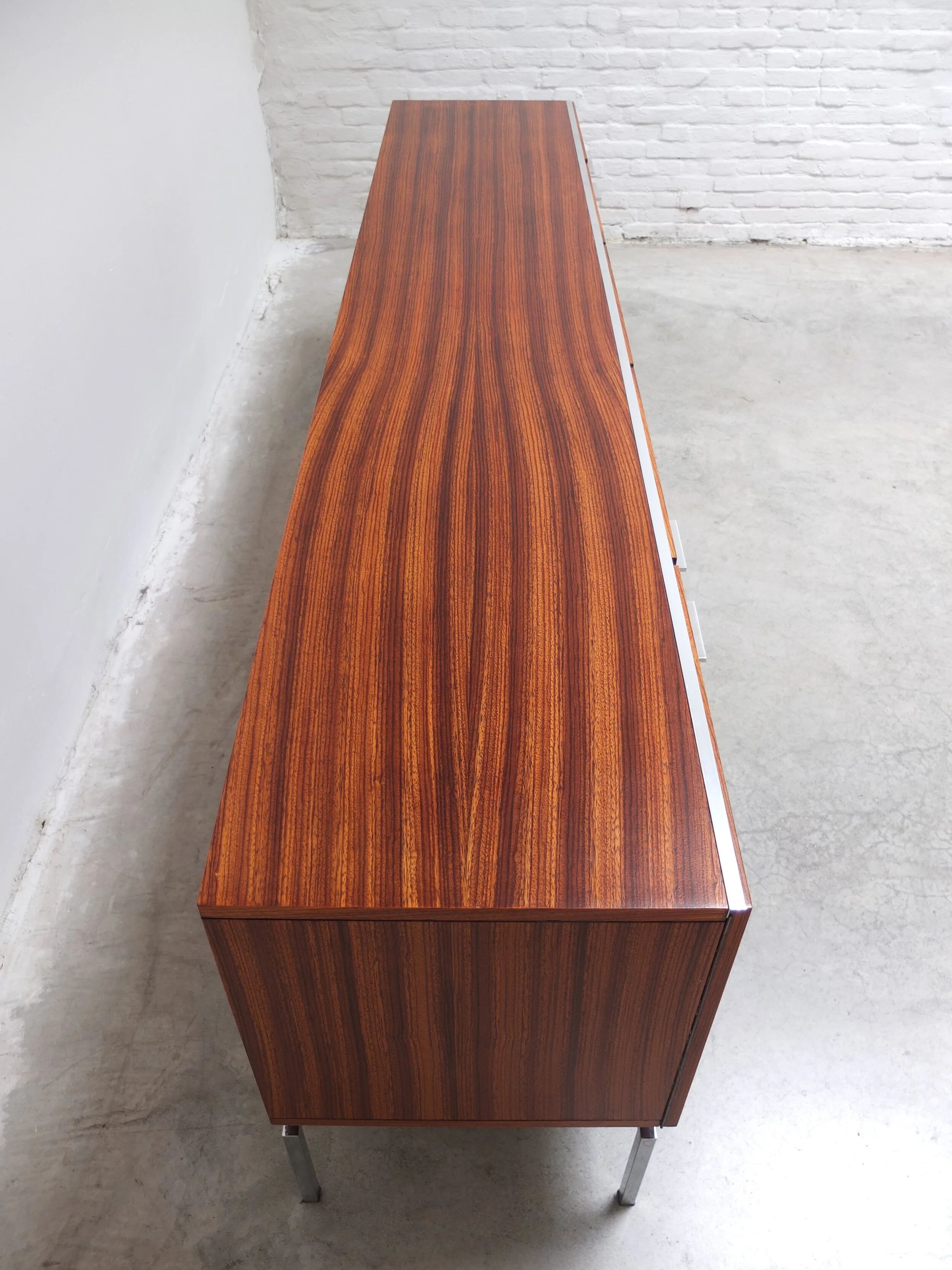 Large modernist sideboard in Indian rosewood, 1960s
