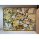 Huile sur toile Jean Cheynel "Variation florale"
