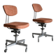 Paire de chaises industrielles
