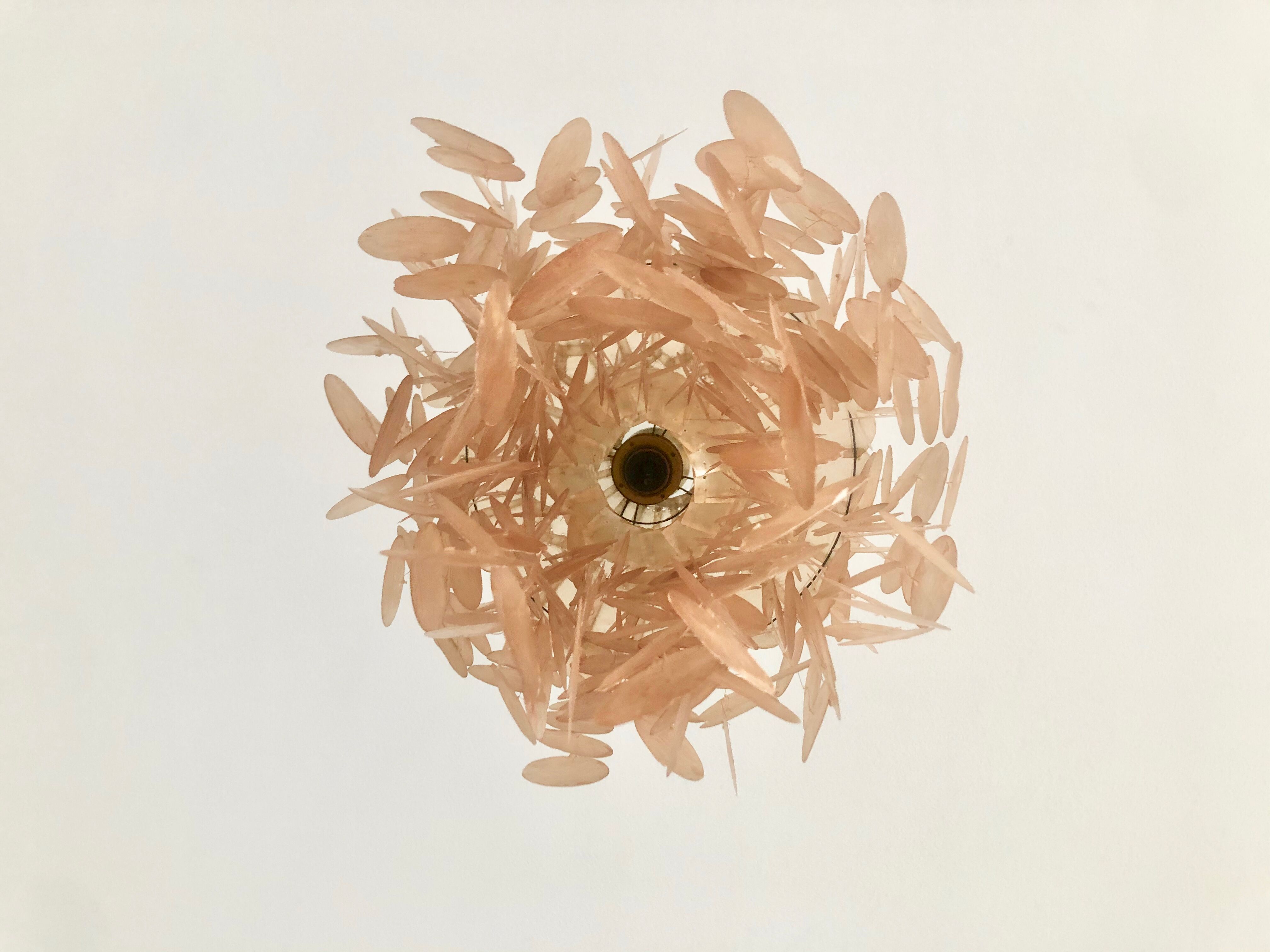 Pink mother-of-pearl hanging 1960