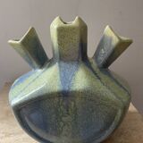 Art Deco vase in glazed ceramic