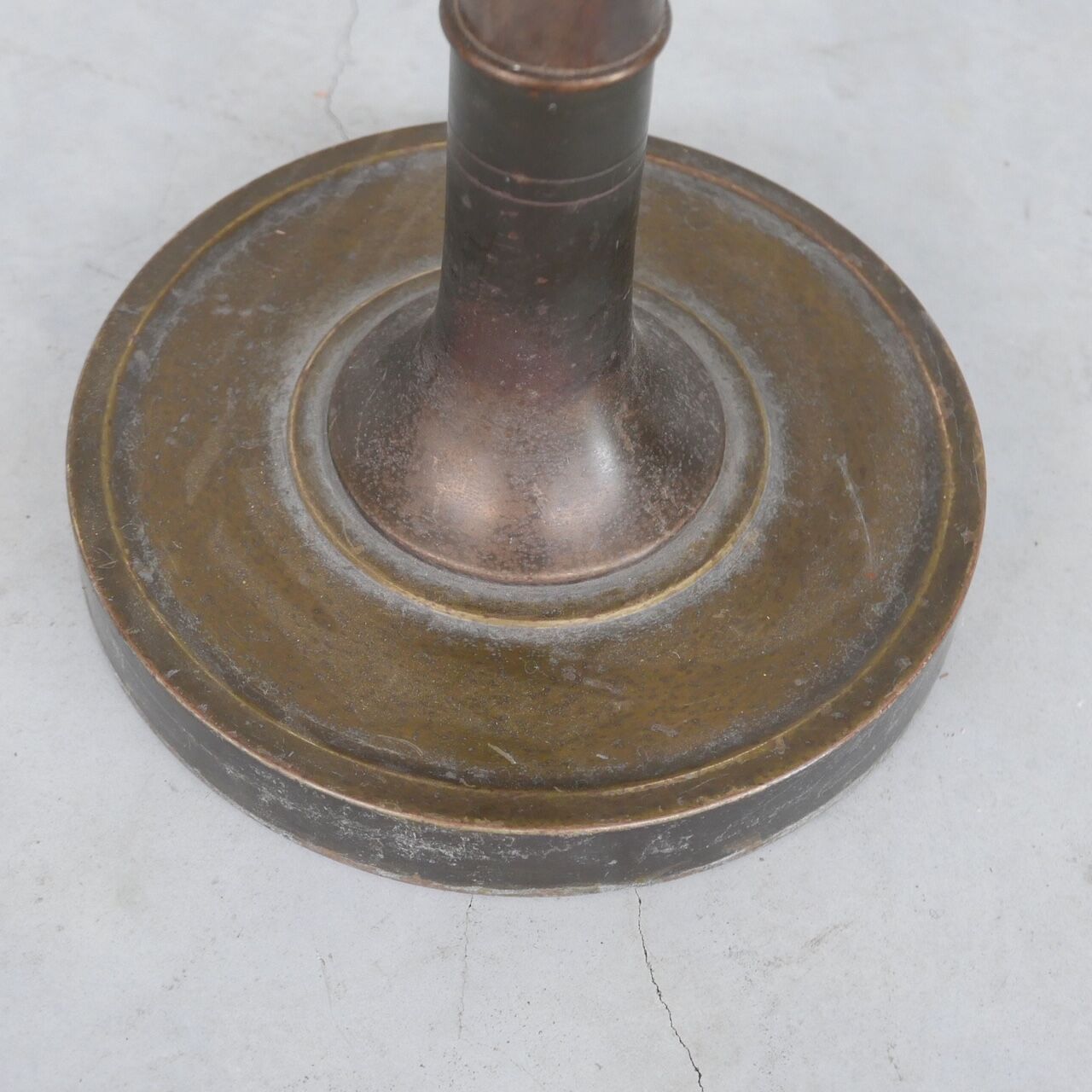 French Mid-Century Brass Floor Lamp