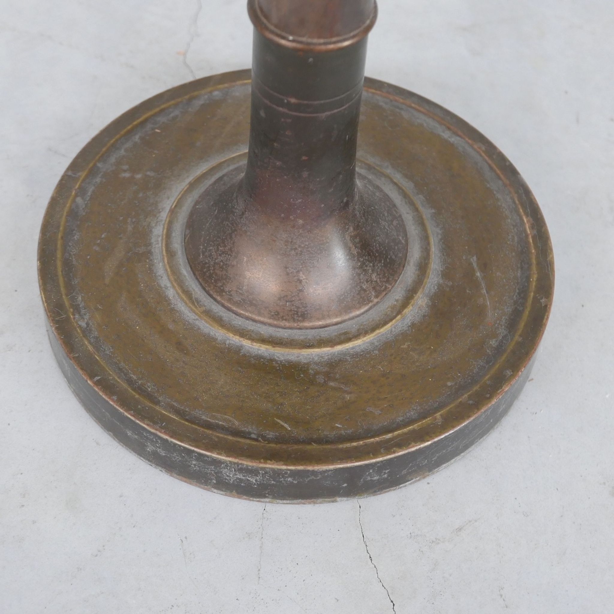 French Mid-Century Brass Floor Lamp