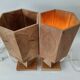 2 pine table lamps, swedish handicrafts 1978 1985