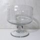 Large bubble glass bowl vintage