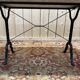 Table de bistro en marbre oval 165 cm!