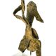 Statuette futuriste en bronze de Lorena Berg, années 1920