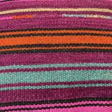 Vintage turkish kilim cushion cover , 40 x 40