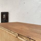 Storage unit in solid oak and veneer, circa 1960.