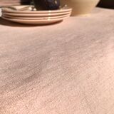 Nappe de vendange teintée en rose thé