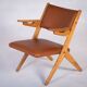 Architectural Armchairs by Arne Hovmand Olsen, Denmark, 1970s, Set of 2