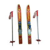 Vintage children's ski pair