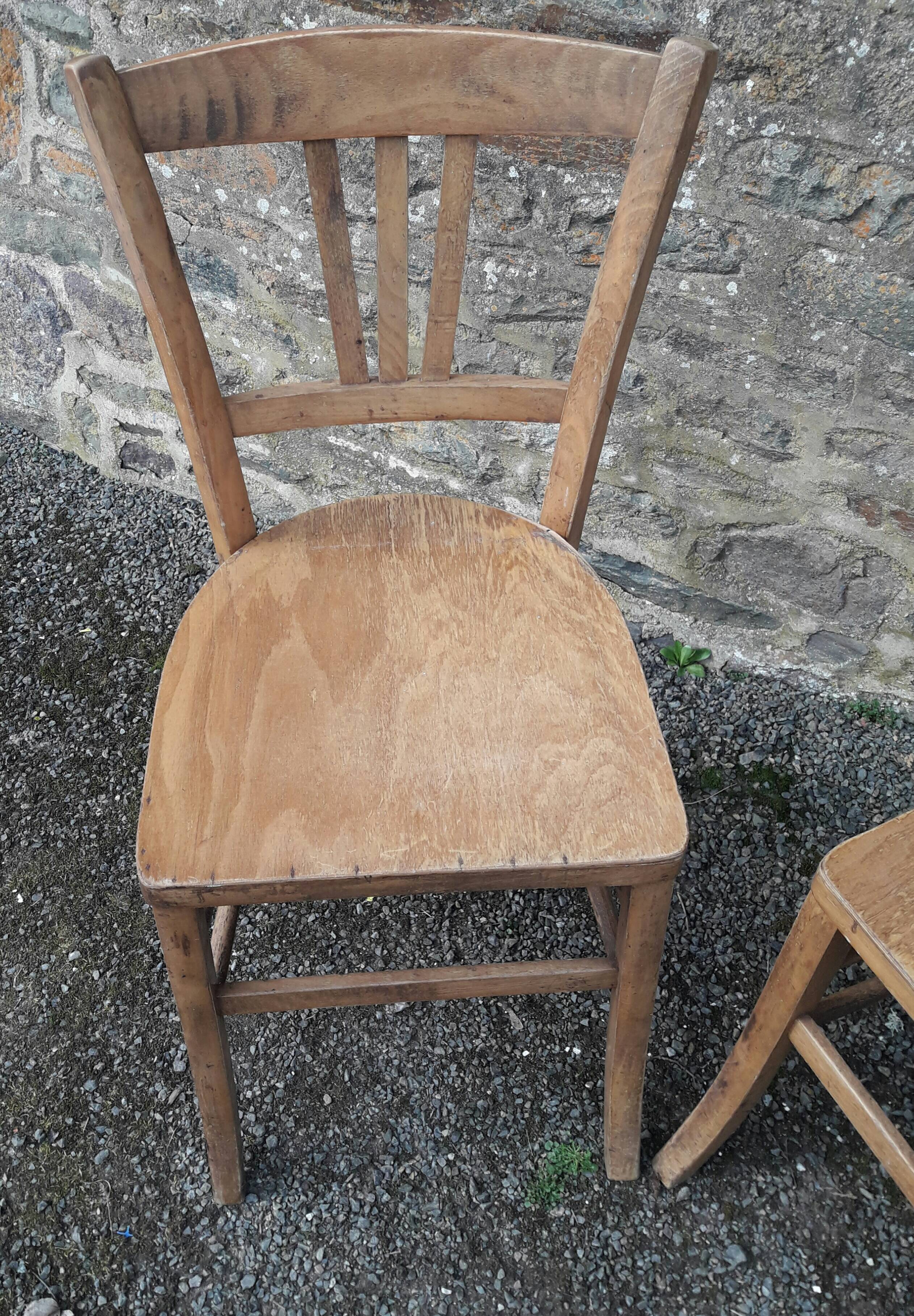 Pair of bistro chairs