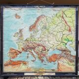 German School Map 1940-41 220x220cm