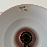 Pair of orange vintage sis table lamps, Model 838