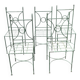 Lot de 5 chaises fer forge salon de jardin