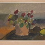 « Motif floral » par B. Sjööberg