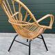 Rattan chair by Dirk van Sliedregt Rohe Noordwolde 1960 in the Netherlands