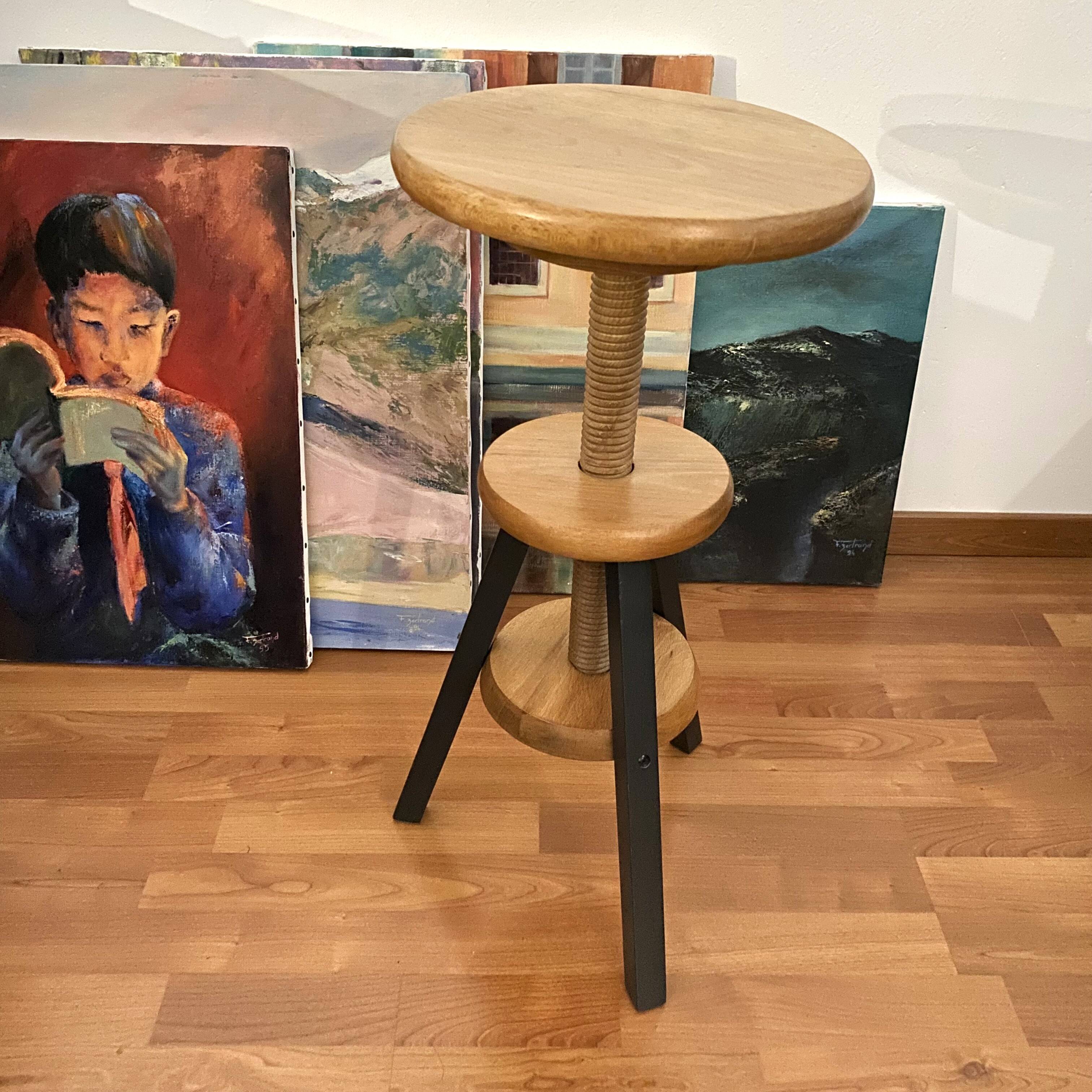 Screw stool, restored