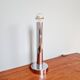 Tubular table lamp in chromed metal, 1970s