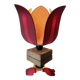 Vintage lotus flower lamp