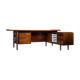 Executive Desk with Sideboard in Rosewood by Arne Vodder for Sibast Møbelfabrik, Denmark, 1950s