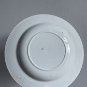 Set of 10 hollow plates Terre de Fer XIXth, model Madrid