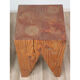 Pair of brutalist stools in solid fir