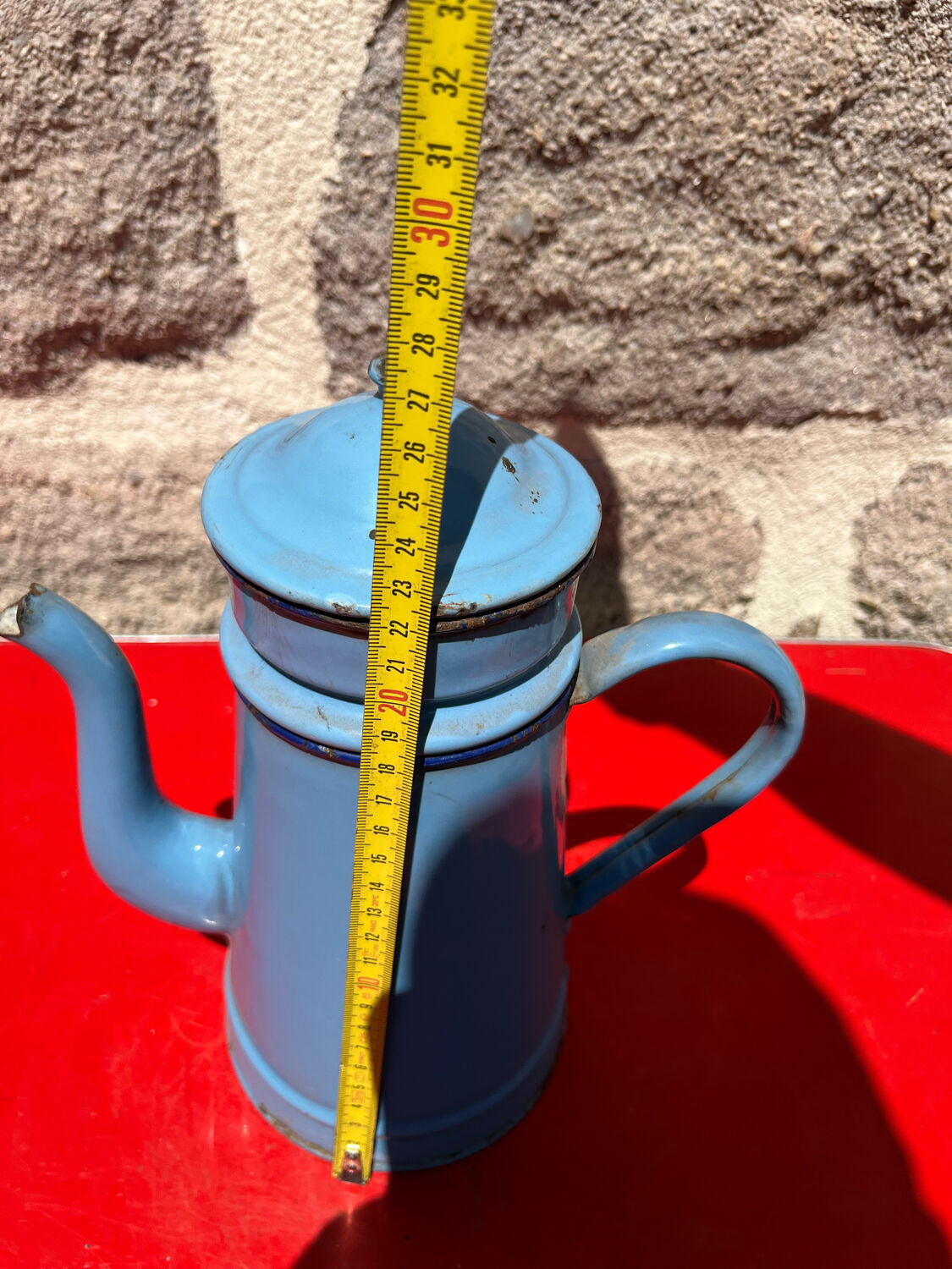 Enamelled coffee maker