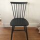 Sweden chair 1960 black bar stamped