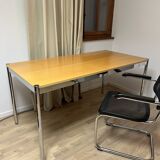 USM Haller desk in natural lacquered beech