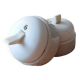Set of 2 old two-way switches, porcelain and plastic, 50s/60s