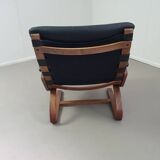 2 x leather lounge chairs