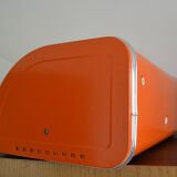 Orange bread hutch vintage 70s